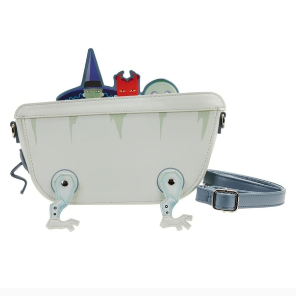 Loungefly Disney Nightmare Before Christmas Lock Shock Barrel Bath Tub Crossbody - Picture 4 of 7